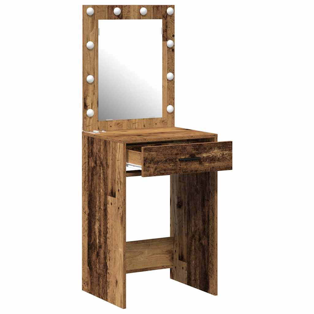 Schminktisch Altholz 50 x 41 x 135 cm Holzwerkstoff