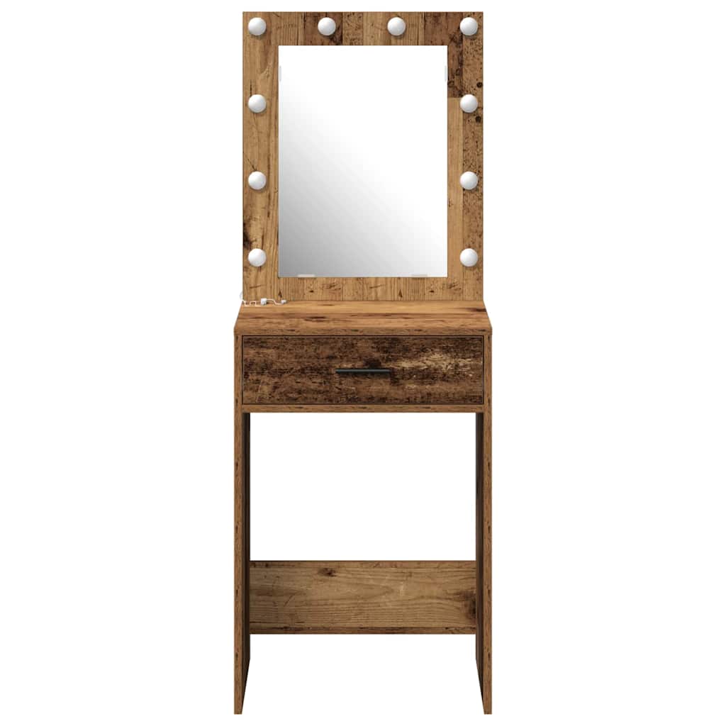 Schminktisch Altholz 50 x 41 x 135 cm Holzwerkstoff