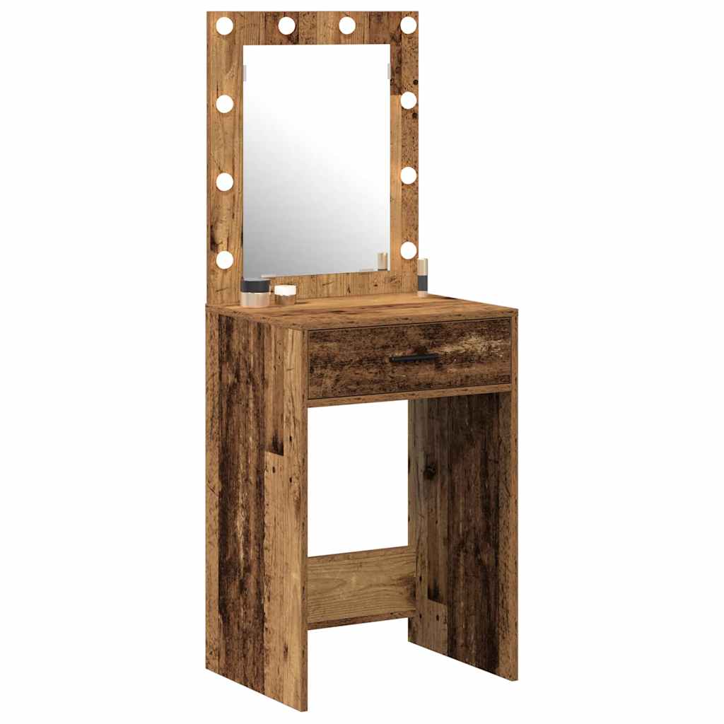 Schminktisch Altholz 50 x 41 x 135 cm Holzwerkstoff