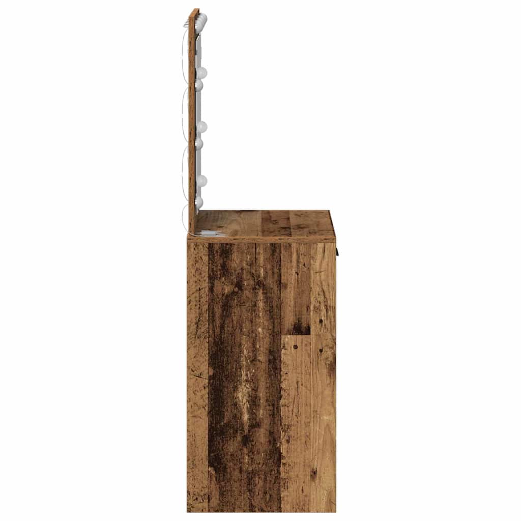 Schminktisch Altholz 50 x 41 x 135 cm Holzwerkstoff