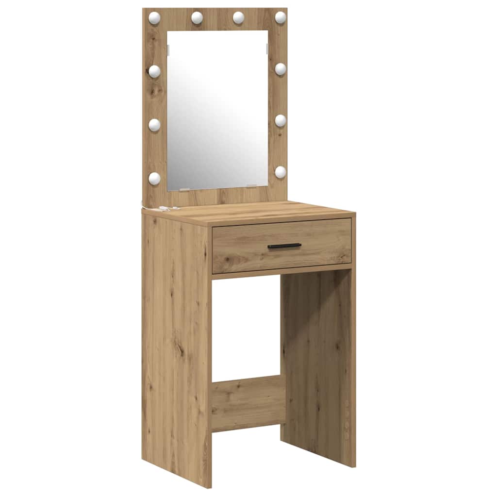 Schminktisch Artisan-Eiche 50 x 41 x 135 cm Holzwerkstoff