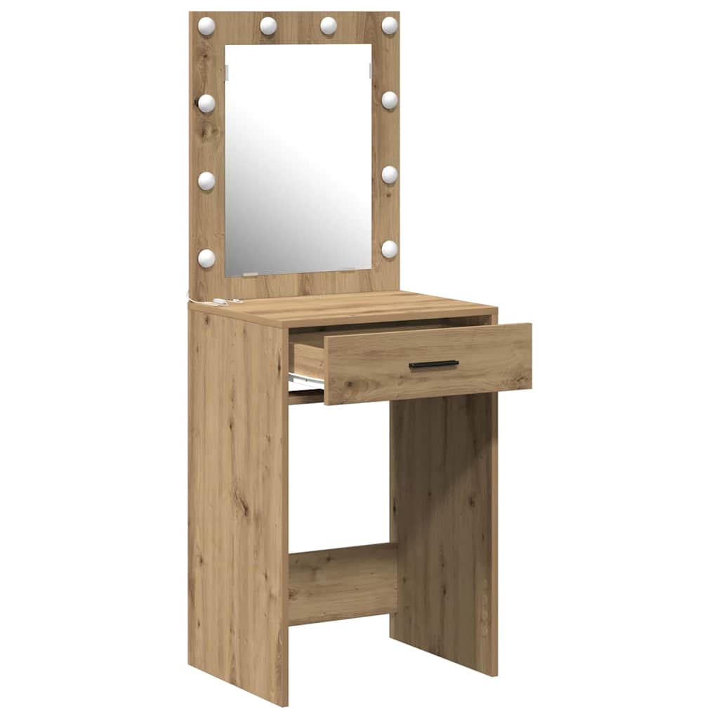 Schminktisch Artisan-Eiche 50 x 41 x 135 cm Holzwerkstoff