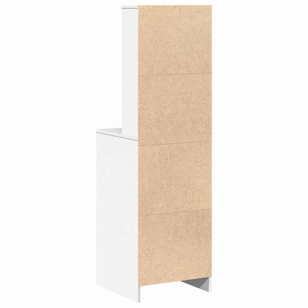 Hochboard Weiß 40 x 41 x 135 cm Holzwerkstoff