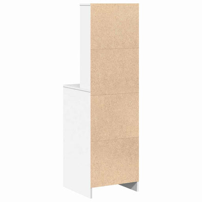 Hochboard Weiß 40 x 41 x 135 cm Holzwerkstoff