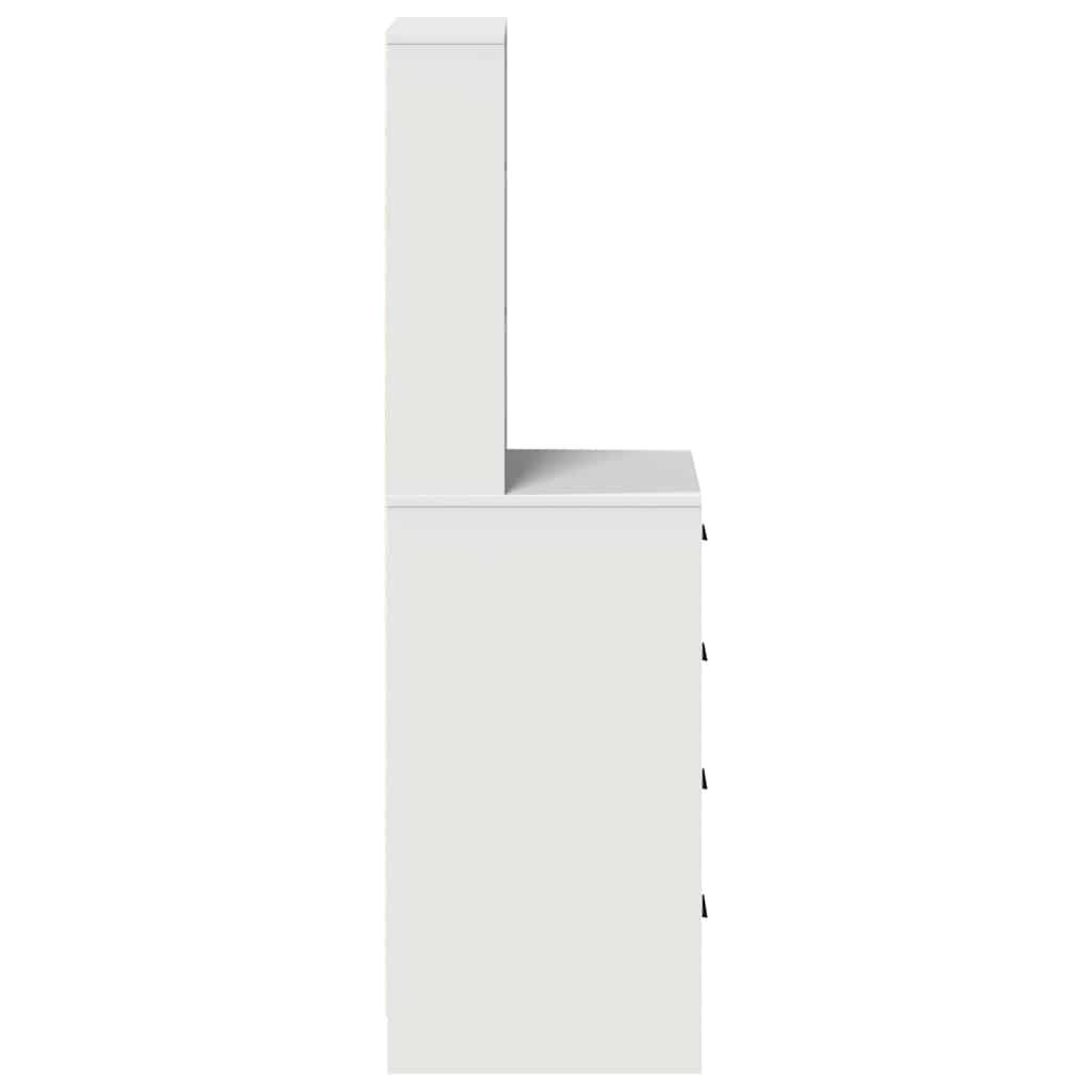Hochboard Weiß 40 x 41 x 135 cm Holzwerkstoff