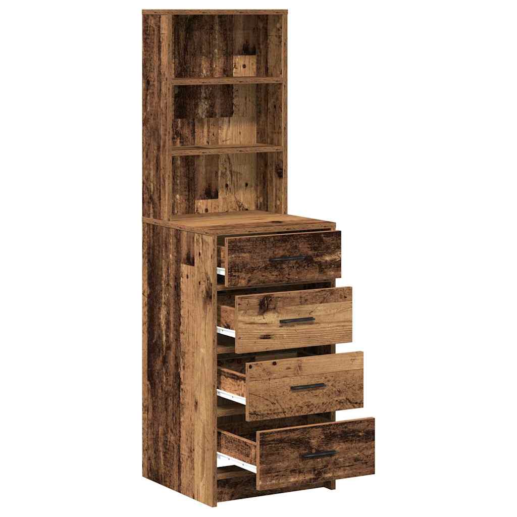 Hochboard Altholz 40 x 41 x 135 cm Holzwerkstoff
