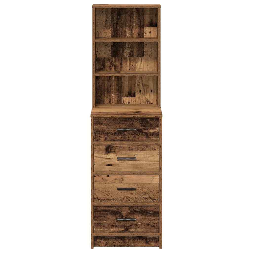 Hochboard Altholz 40 x 41 x 135 cm Holzwerkstoff