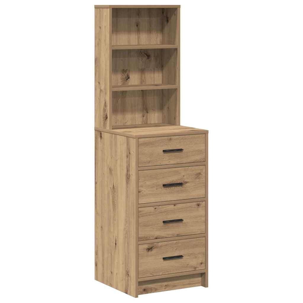 Hochboard Artisan-Eiche 40 x 41 x 135 cm Holzwerkstoff