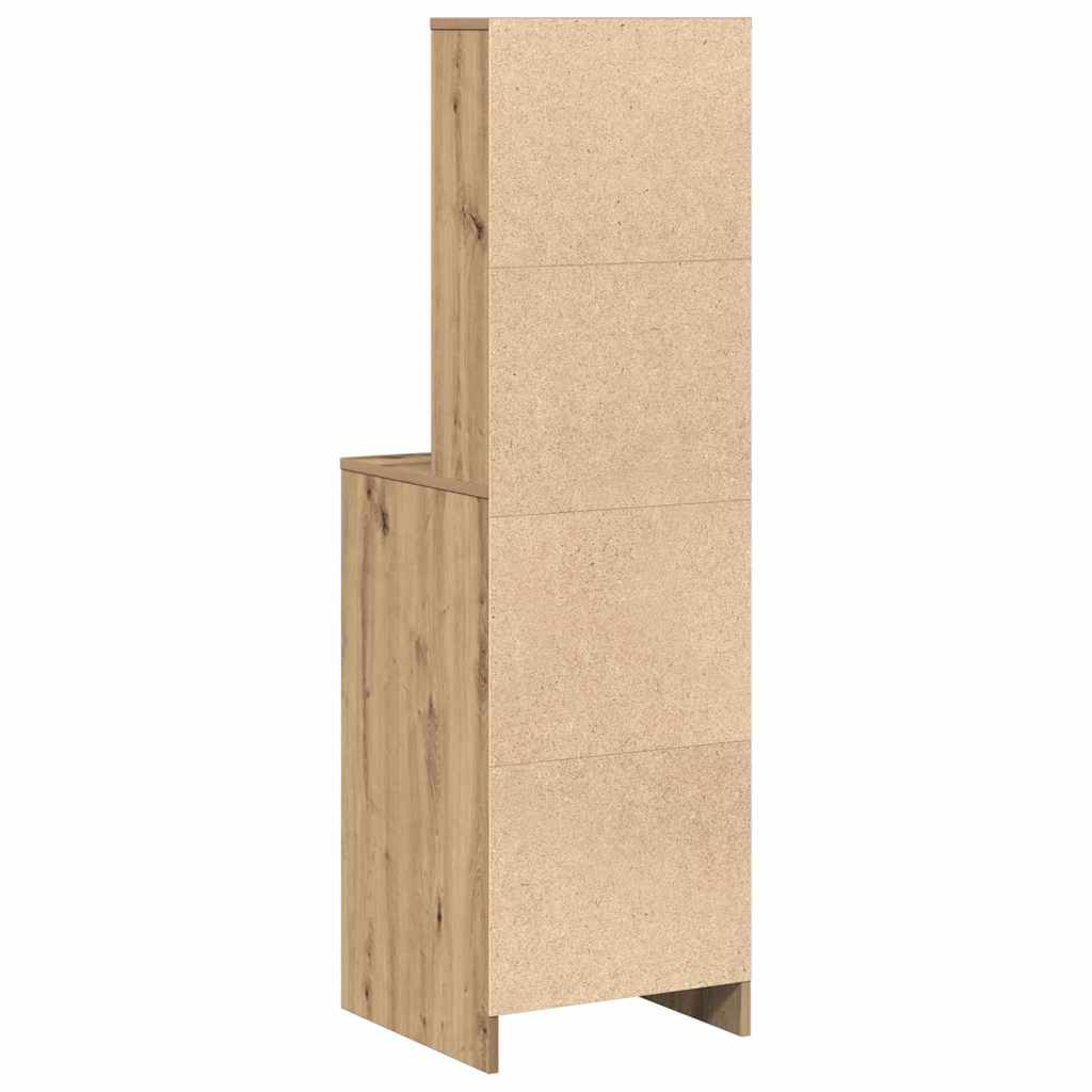Hochboard Artisan-Eiche 40 x 41 x 135 cm Holzwerkstoff
