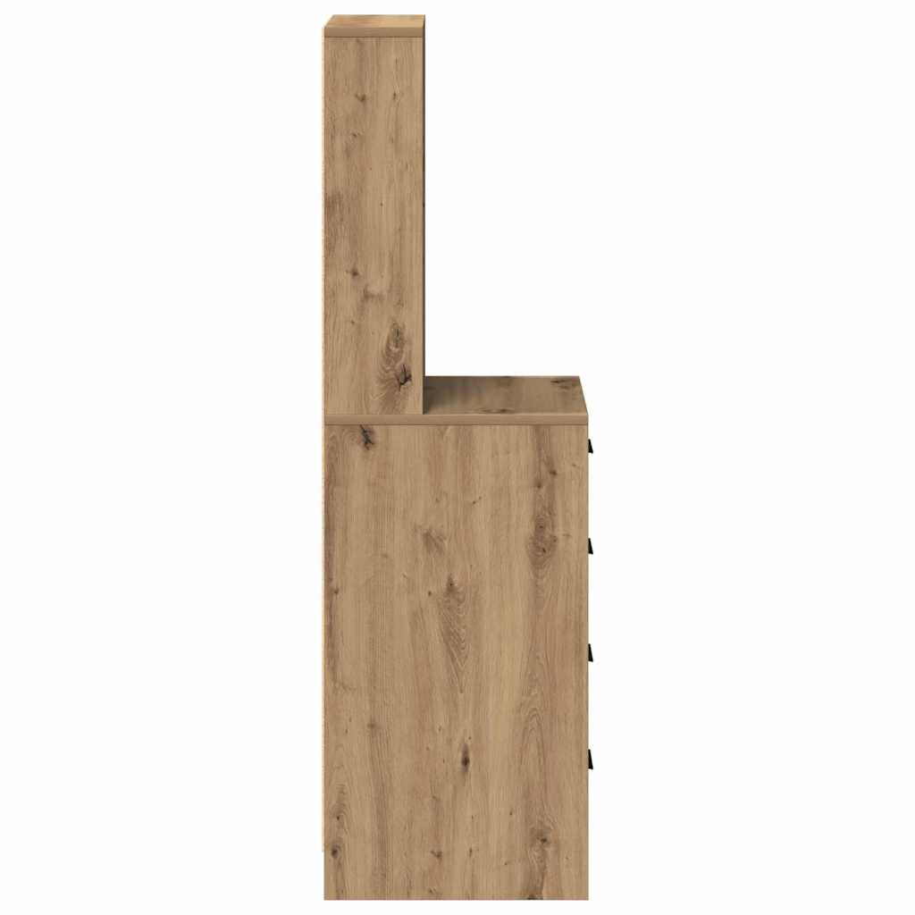 Hochboard Artisan-Eiche 40 x 41 x 135 cm Holzwerkstoff