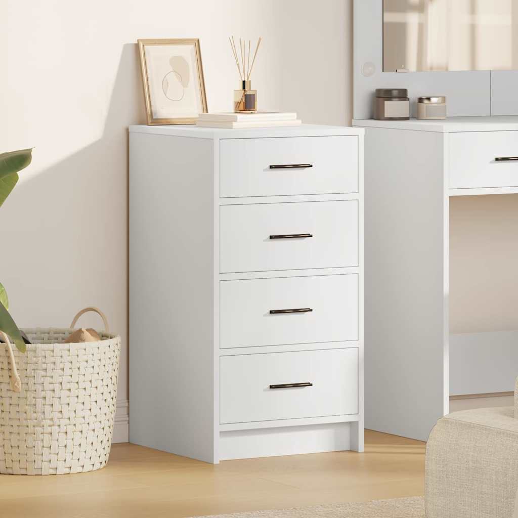 Sideboard Weiß 40 x 41 x 75 cm Holzwerkstoff
