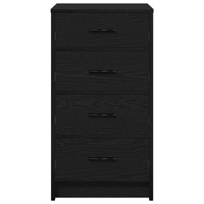 Sideboard Schwarz Eichen-Optik 40 x 41 x 75 cm Holzwerkstoff