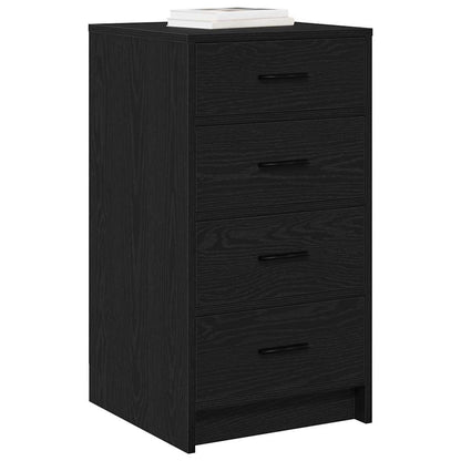 Sideboard Schwarz Eichen-Optik 40 x 41 x 75 cm Holzwerkstoff