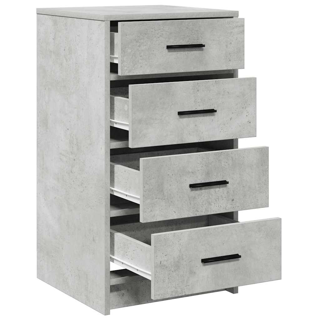 Sideboard Betongrau 40 x 41 x 75 cm Holzwerkstoff
