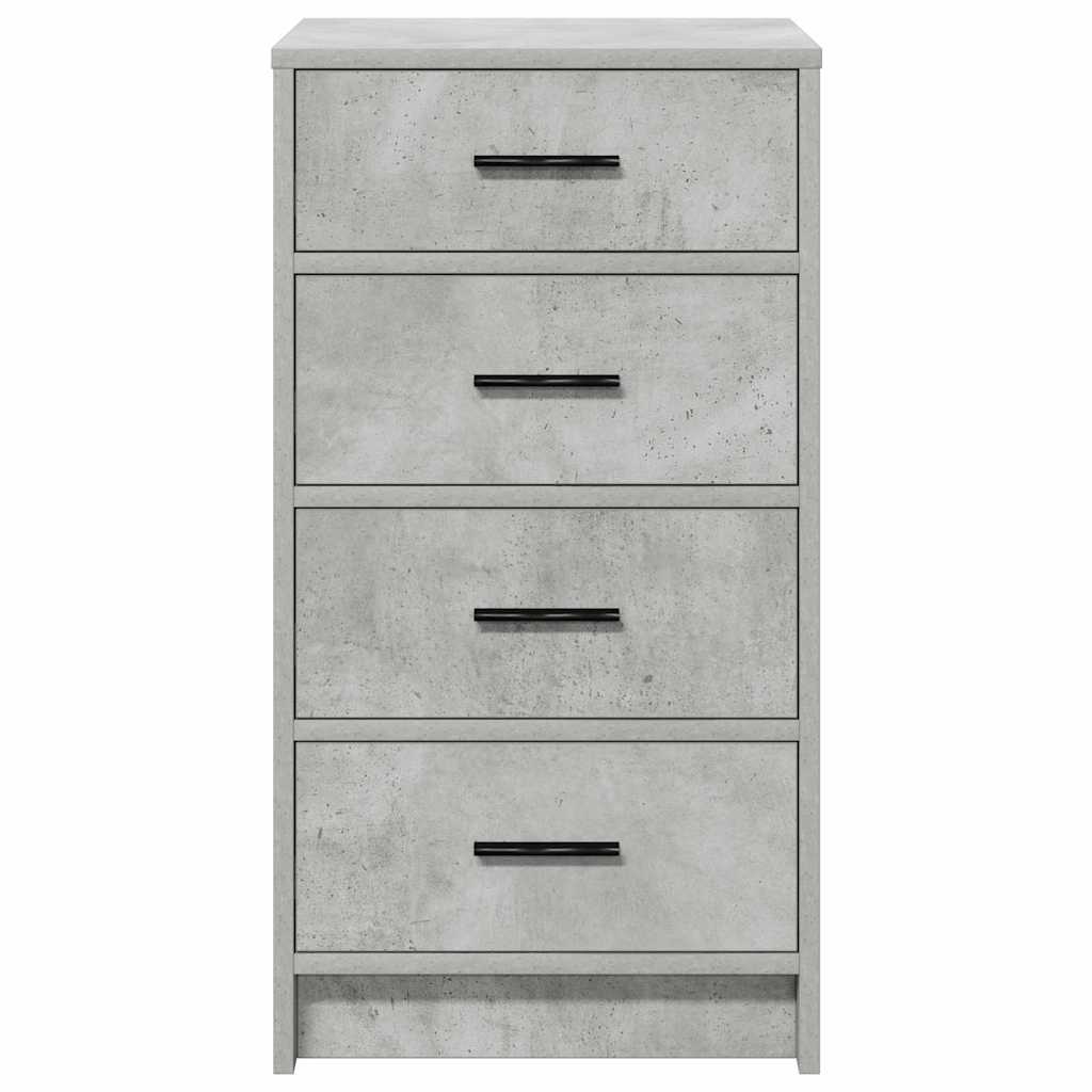 Sideboard Betongrau 40 x 41 x 75 cm Holzwerkstoff
