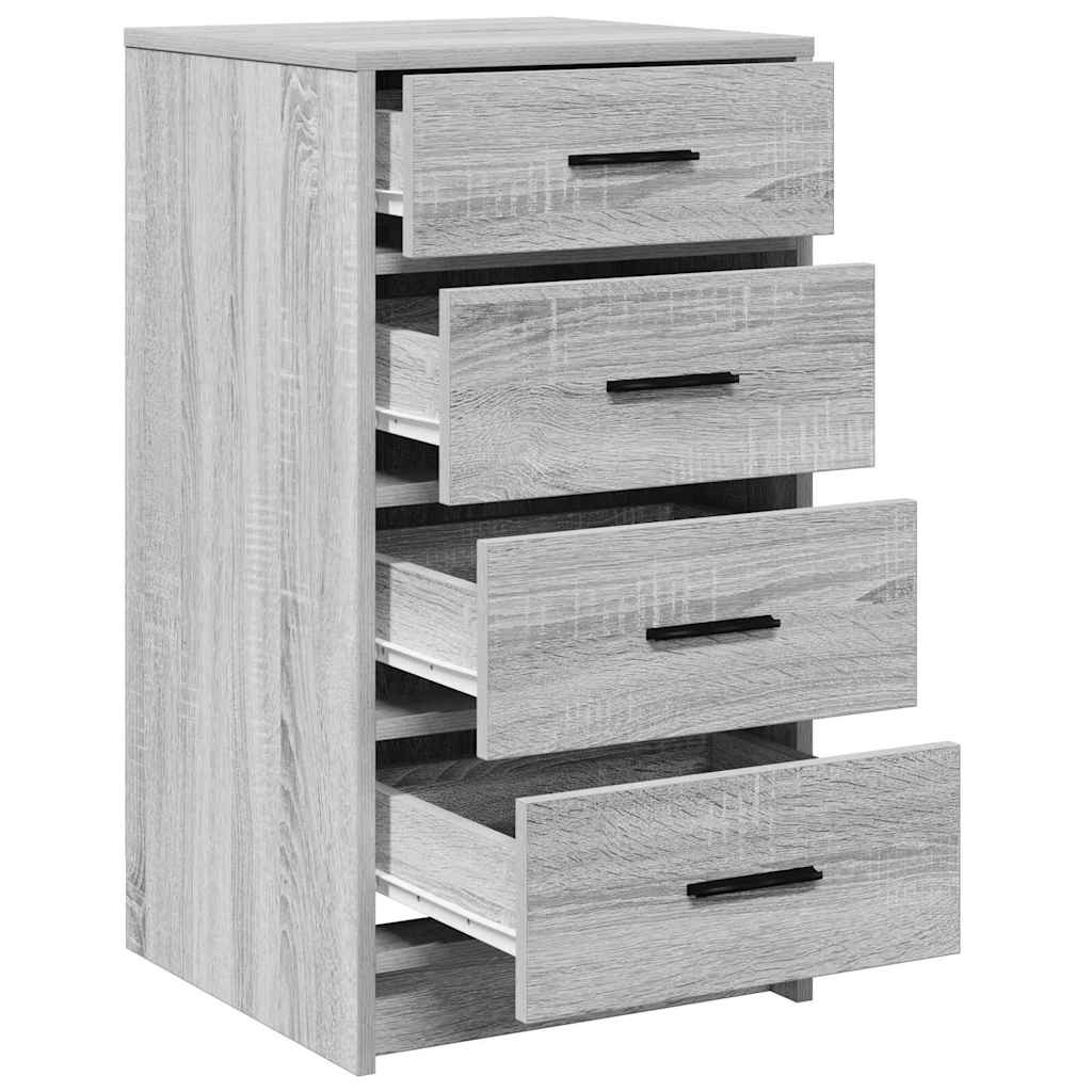 Sideboard Grau Sonoma 40 x 41 x 75 cm Holzwerkstoff
