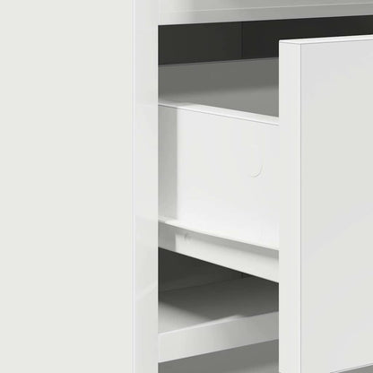 Sideboard Weiß 40 x 40,5 x 75 cm Holzwerkstoff