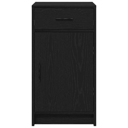 Sideboard Schwarz Eichen-Optik 40 x 40,5 x 75 cm Holzwerkstoff