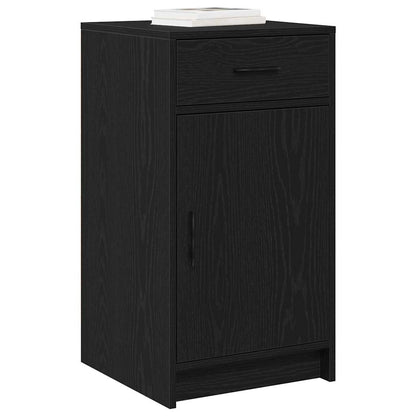 Sideboard Schwarz Eichen-Optik 40 x 40,5 x 75 cm Holzwerkstoff