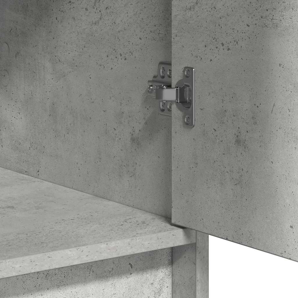 Sideboard Beton Grau 40 x 40,5 x 75 cm Holzwerkstoff