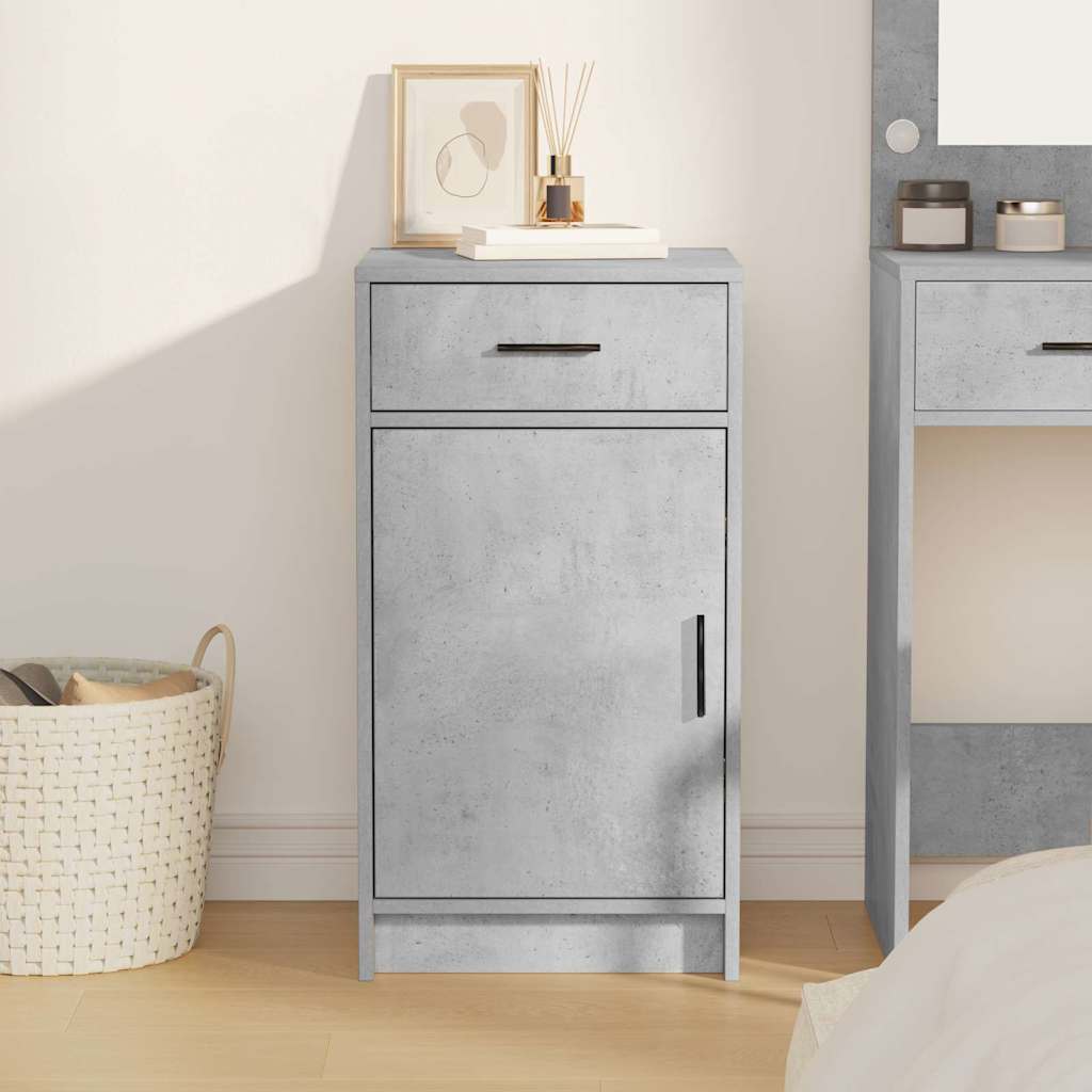Sideboard Beton Grau 40 x 40,5 x 75 cm Holzwerkstoff