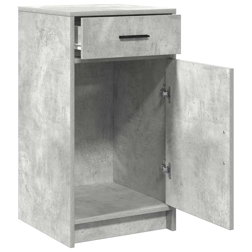 Sideboard Beton Grau 40 x 40,5 x 75 cm Holzwerkstoff