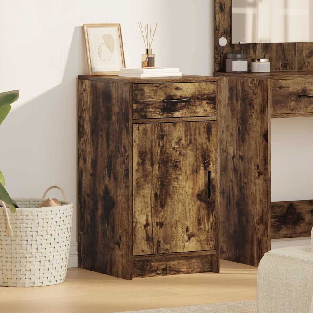 Sideboard Geräucherte Eiche 40 x 40,5 x 75 cm Holzwerkstoff