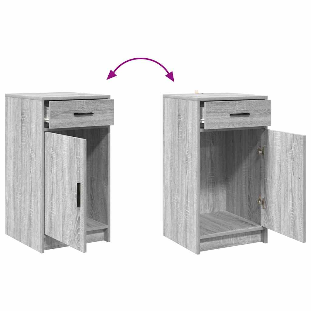 Sideboard Graues Sonoma 40 x 40,5 x 75 cm Holzwerkstoff
