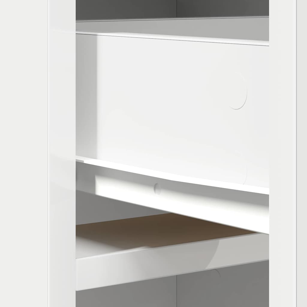 Highboard Weiß 41 x 40 x 135 cm Holzwerkstoff