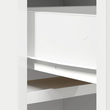 Highboard Weiß 41 x 40 x 135 cm Holzwerkstoff