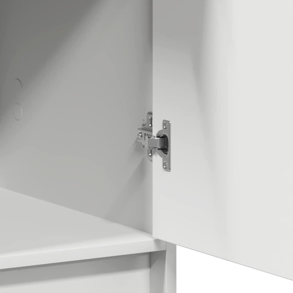 Highboard Weiß 41 x 40 x 135 cm Holzwerkstoff