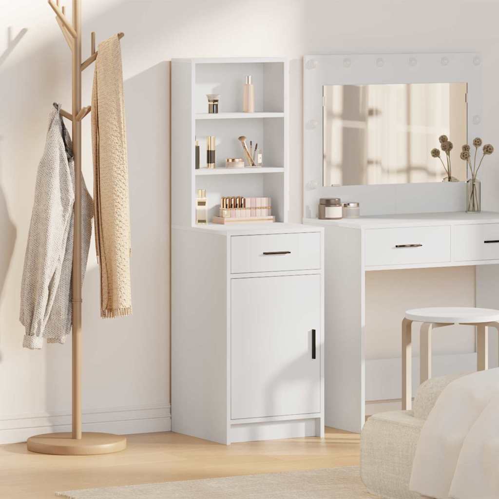 Highboard Weiß 41 x 40 x 135 cm Holzwerkstoff