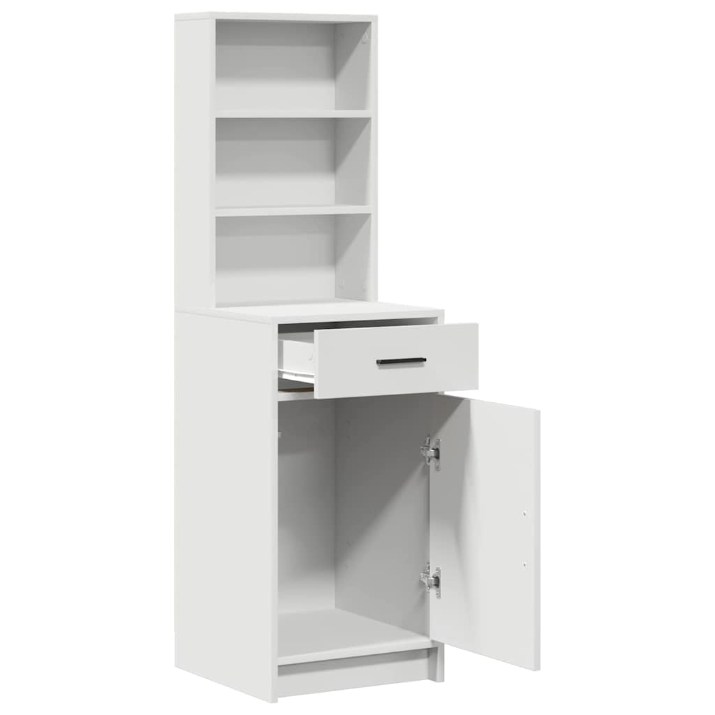 Highboard Weiß 41 x 40 x 135 cm Holzwerkstoff