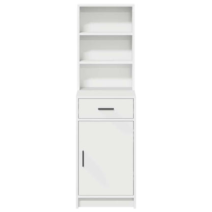 Highboard Weiß 41 x 40 x 135 cm Holzwerkstoff