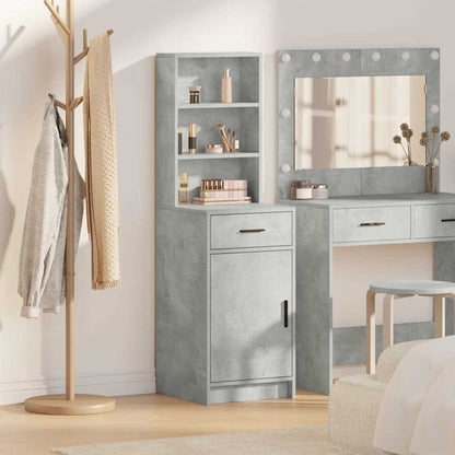 Highboard Beton Grau 41 x 40 x 135 cm Holzwerkstoff