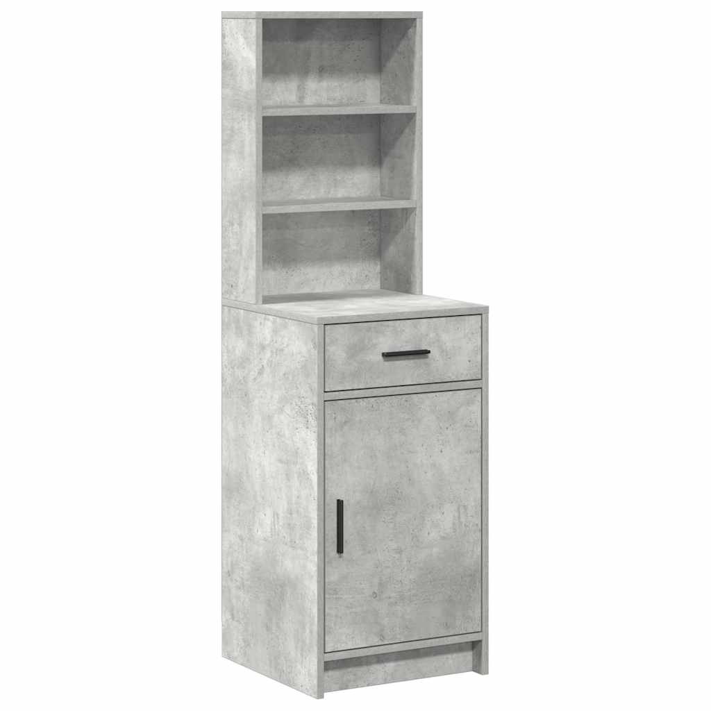 Highboard Beton Grau 41 x 40 x 135 cm Holzwerkstoff