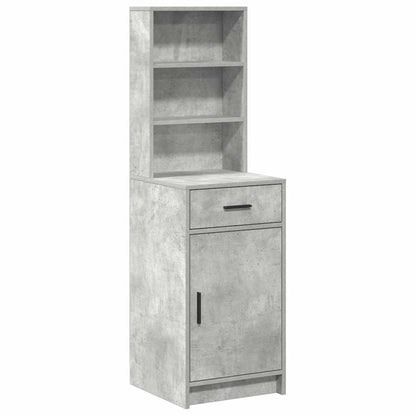 Highboard Beton Grau 41 x 40 x 135 cm Holzwerkstoff