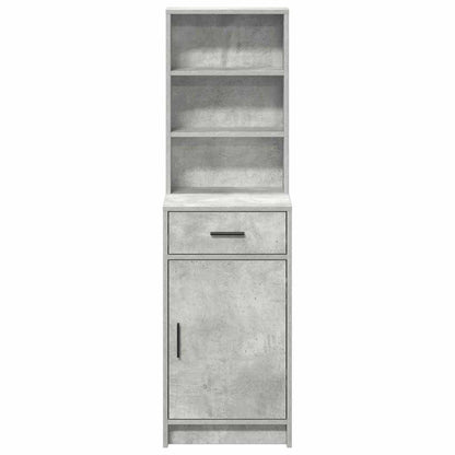 Highboard Beton Grau 41 x 40 x 135 cm Holzwerkstoff