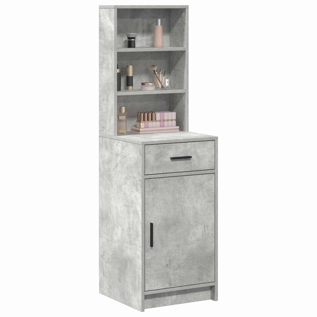 Highboard Beton Grau 41 x 40 x 135 cm Holzwerkstoff