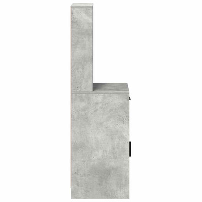 Highboard Beton Grau 41 x 40 x 135 cm Holzwerkstoff