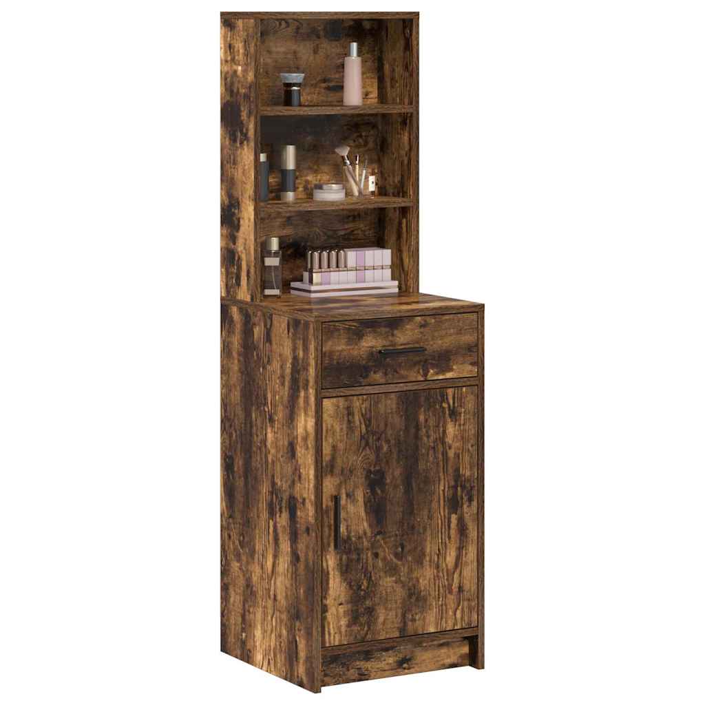 Highboard Geräucherte Eiche 41 x 40 x 135 cm Holzwerkstoff