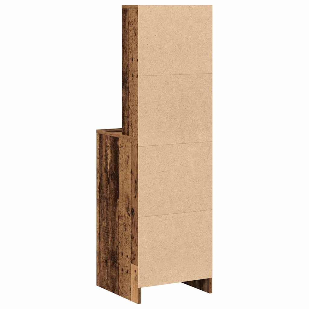 Highboard Altholz 41 x 40 x 135 cm Holzwerkstoff