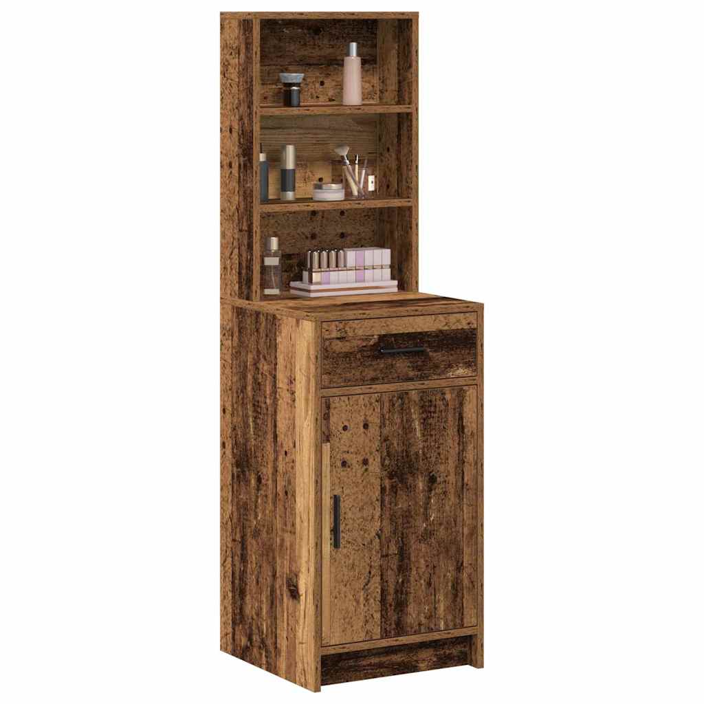 Highboard Altholz 41 x 40 x 135 cm Holzwerkstoff