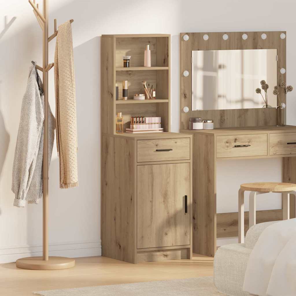 Highboard Artisan-Eiche 41 x 40 x 135 cm Holzwerkstoff