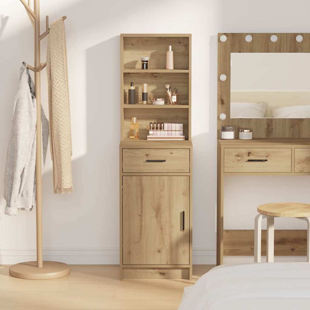 Highboard Artisan-Eiche 41 x 40 x 135 cm Holzwerkstoff