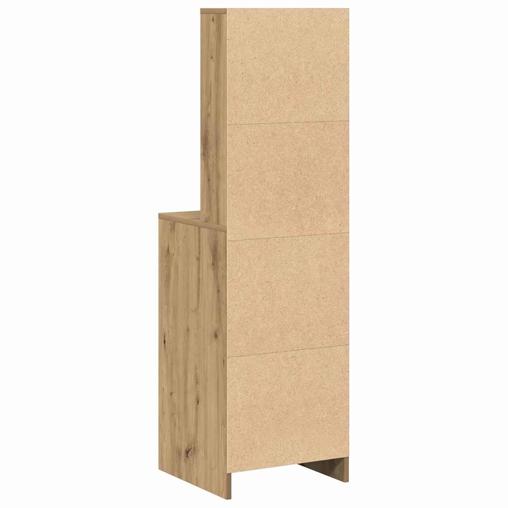 Highboard Artisan-Eiche 41 x 40 x 135 cm Holzwerkstoff