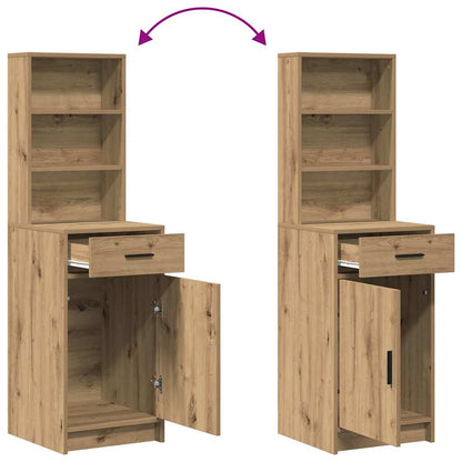 Highboard Artisan-Eiche 41 x 40 x 135 cm Holzwerkstoff