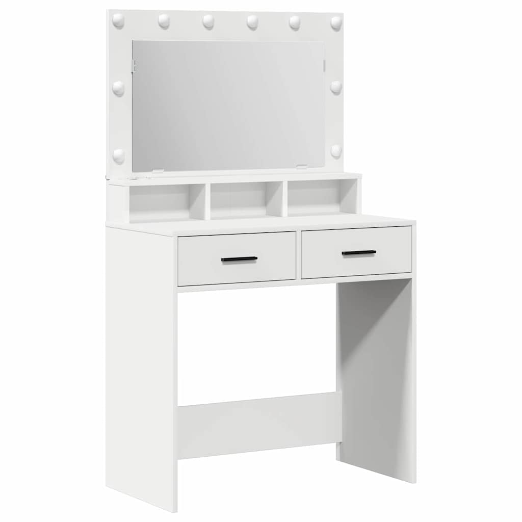 Schminktisch Weiß 79 x 41 x 135 cm Holzwerkstoff