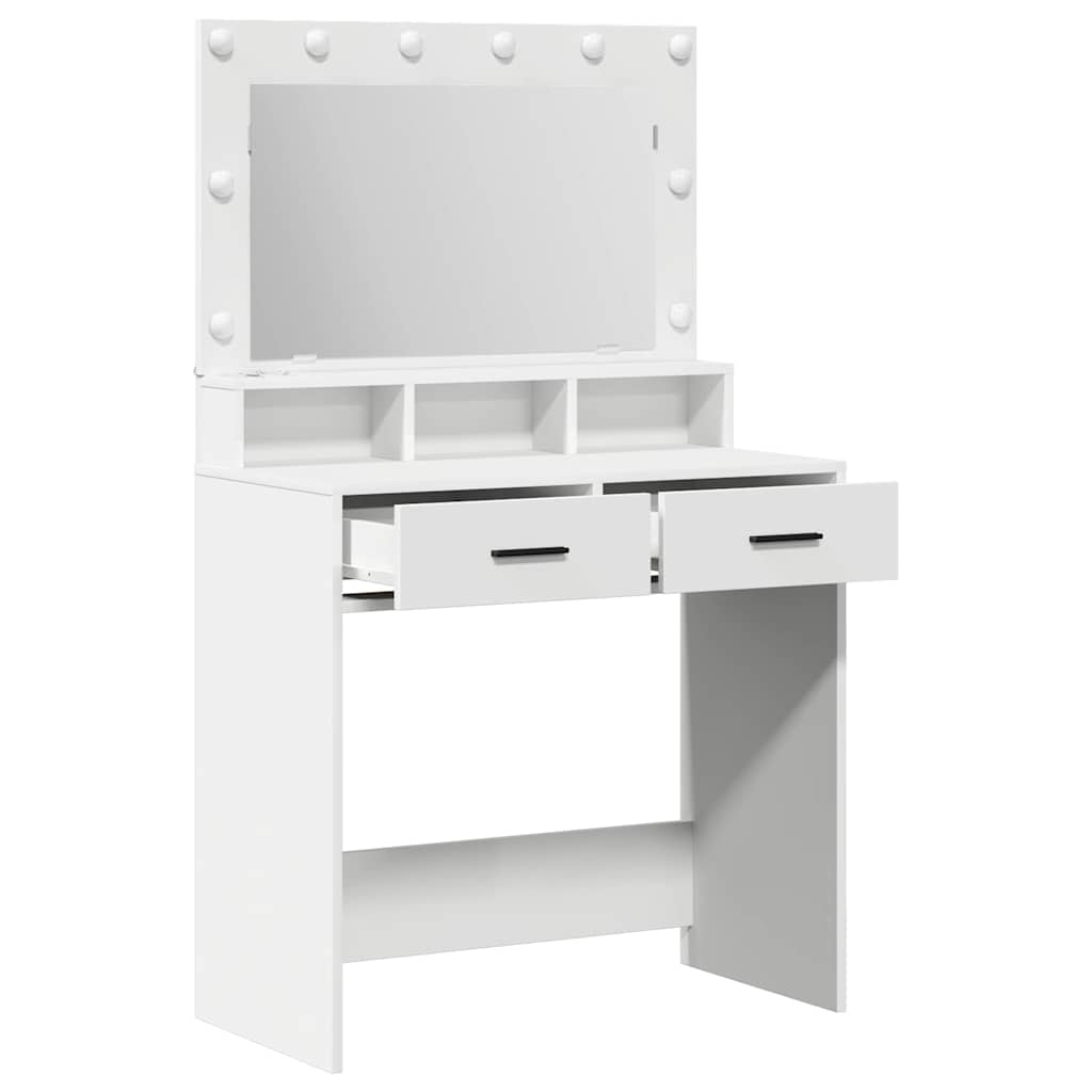 Schminktisch Weiß 79 x 41 x 135 cm Holzwerkstoff