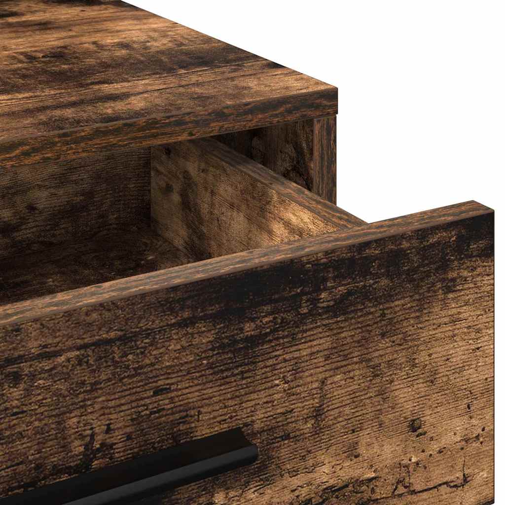 Schminktisch Geräucherte Eiche 79 x 41 x 135 cm Holzwerkstoff